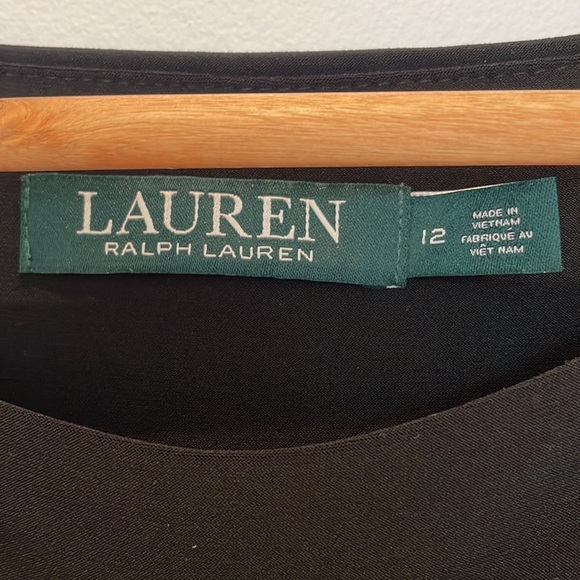 Ralph Lauren Side Ruched Knee Length Cocktail Dress. - Picture 4 of 8